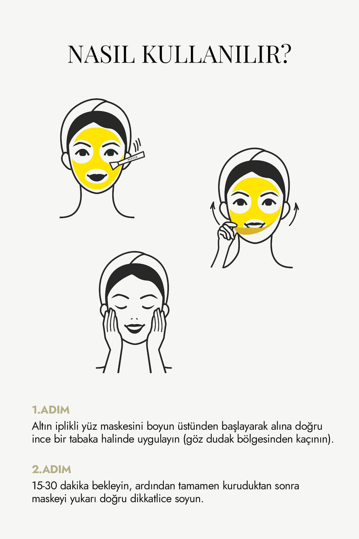 Gold Thread Face Mask