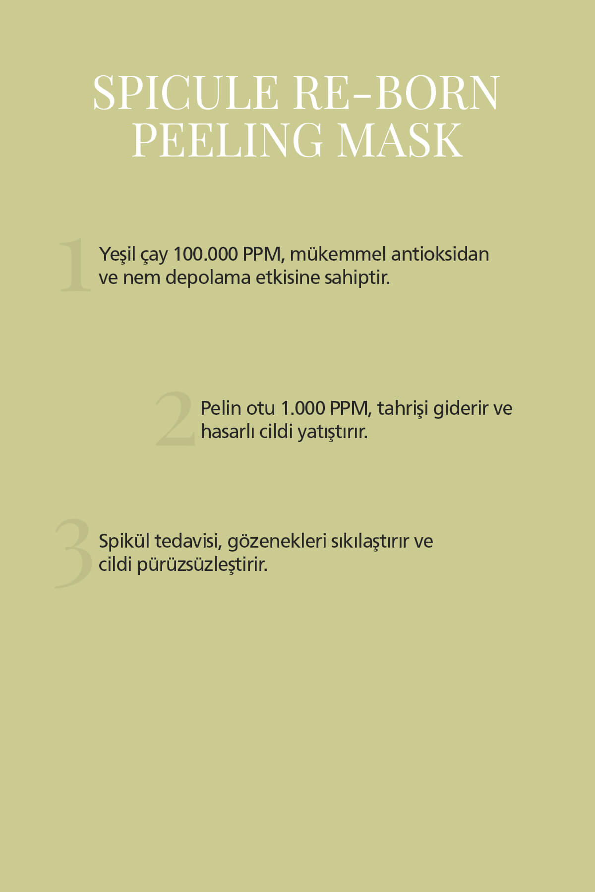 Spicule Re-born Peeling Mask