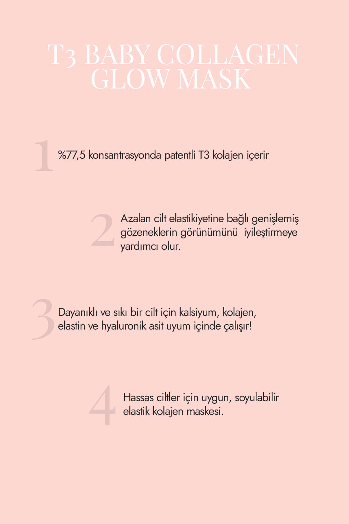 T3 Baby Collagen Glow Mask