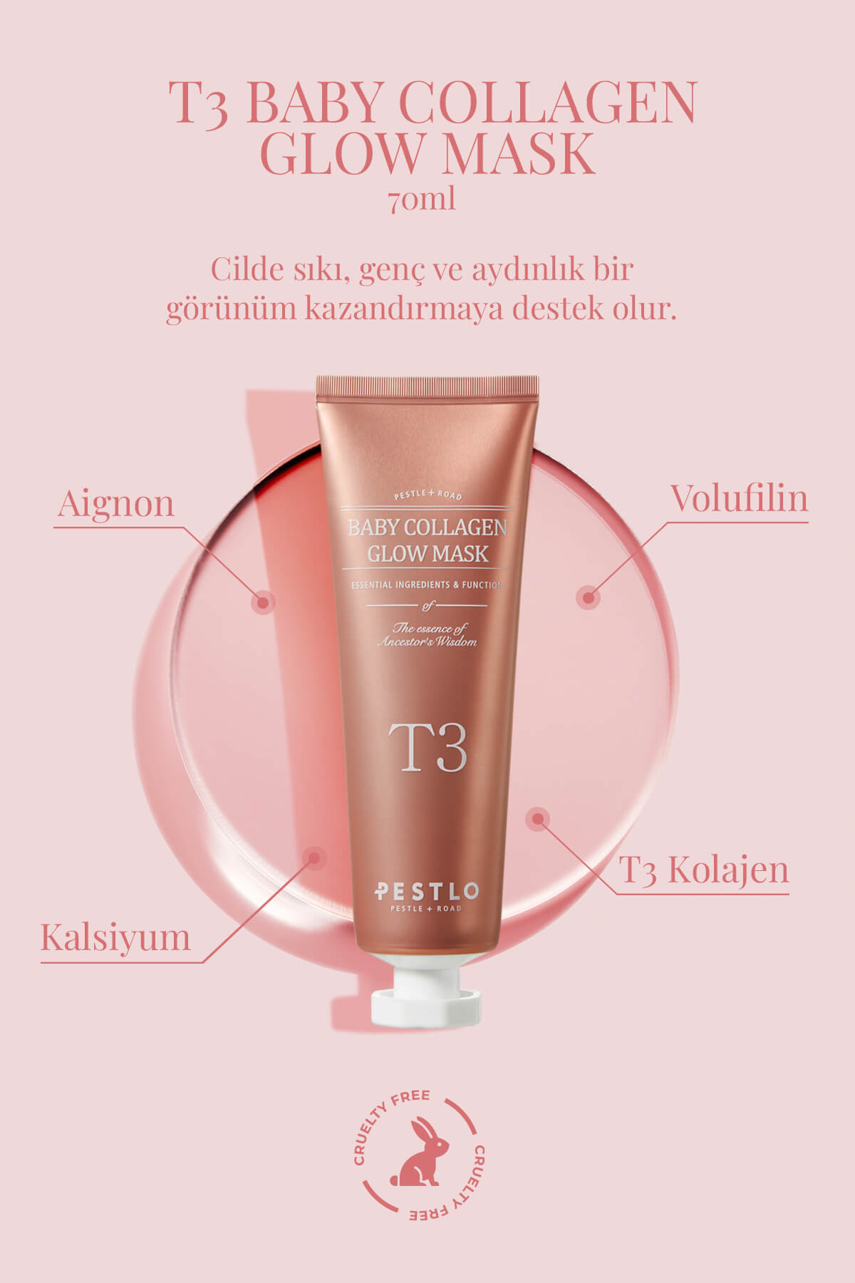 T3 Baby Collagen Glow Mask